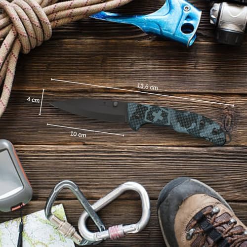 Victorinox Navaja Evoke Alox, 4 Usos, Azul Camuflaje