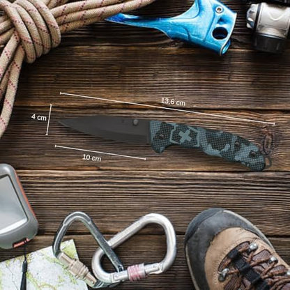 Victorinox Navaja Evoke Alox, 4 Usos, Azul Camuflaje