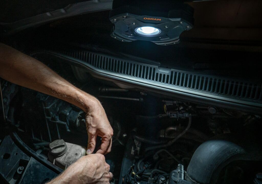 Osram Lámpara de Inspección Multifuncional, 44 LED, Negro