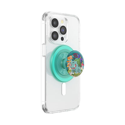 PopSockets Empuñadura para Teléfono con Soporte MagSafe - MagSafe - Bulbasaur Mint