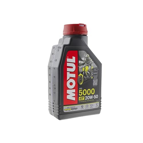 Motul 5000 Aceite Semisintético para Motor 4 Tiempos 20W50, 1 L