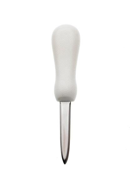 Mercer Culinary Boston Style Oyster cuchillo con mango de polietileno, 3 pulgadas, blanco