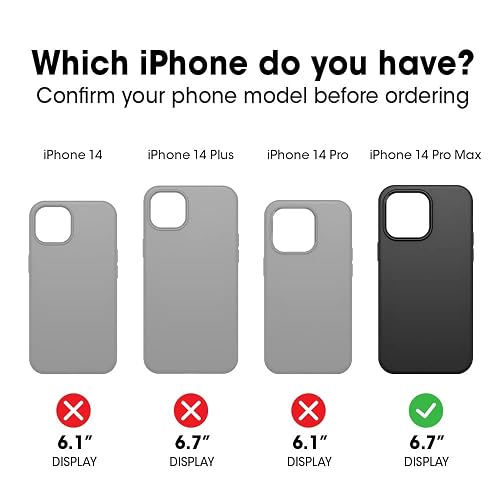 OtterBox SYMMETRY SERIES para iPhone 14 Pro Max - NEGRO