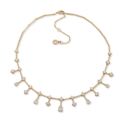 Anne Klein Collar Circular Para Mujer | Dorado, Mediano, Forma Circular, Cierre Gancho Francés, Gleaming Light