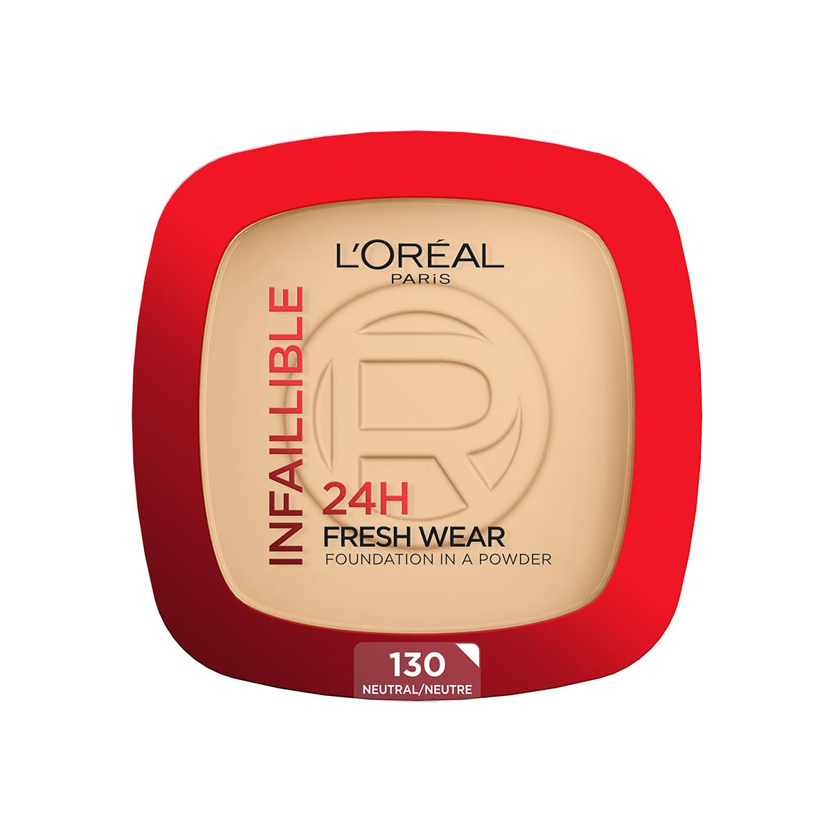L'Oréal Paris Infallible 24H Fresh Wear Base de Maquillaje en Polvo Tono 180 Linen, 9 g - 9 g - TRUE BEIGE
