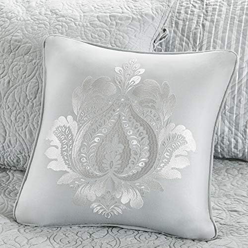 Madison Park Juego de Funda de Algodón para Sofá Cama, 75 X 39 Pulgadas, Gris Quebec, 6 Piezas