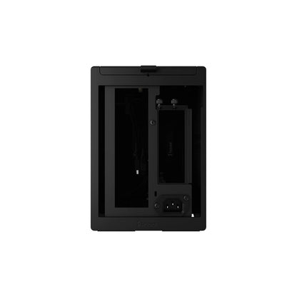 Fractal Design Terra Graphite - Panel Frontal de Madera de Nogal - Factor de Forma pequeño - Estuche para Juegos Mini ITX - Cable Elevador PCIe 4.0 - USB Tipo C - Paneles de Aluminio anodizado