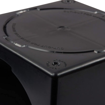 NDS Kit de Drenaje Cuadrado 9 pulgadas con Lavabo, 2 Adaptadores y Rejilla Negra