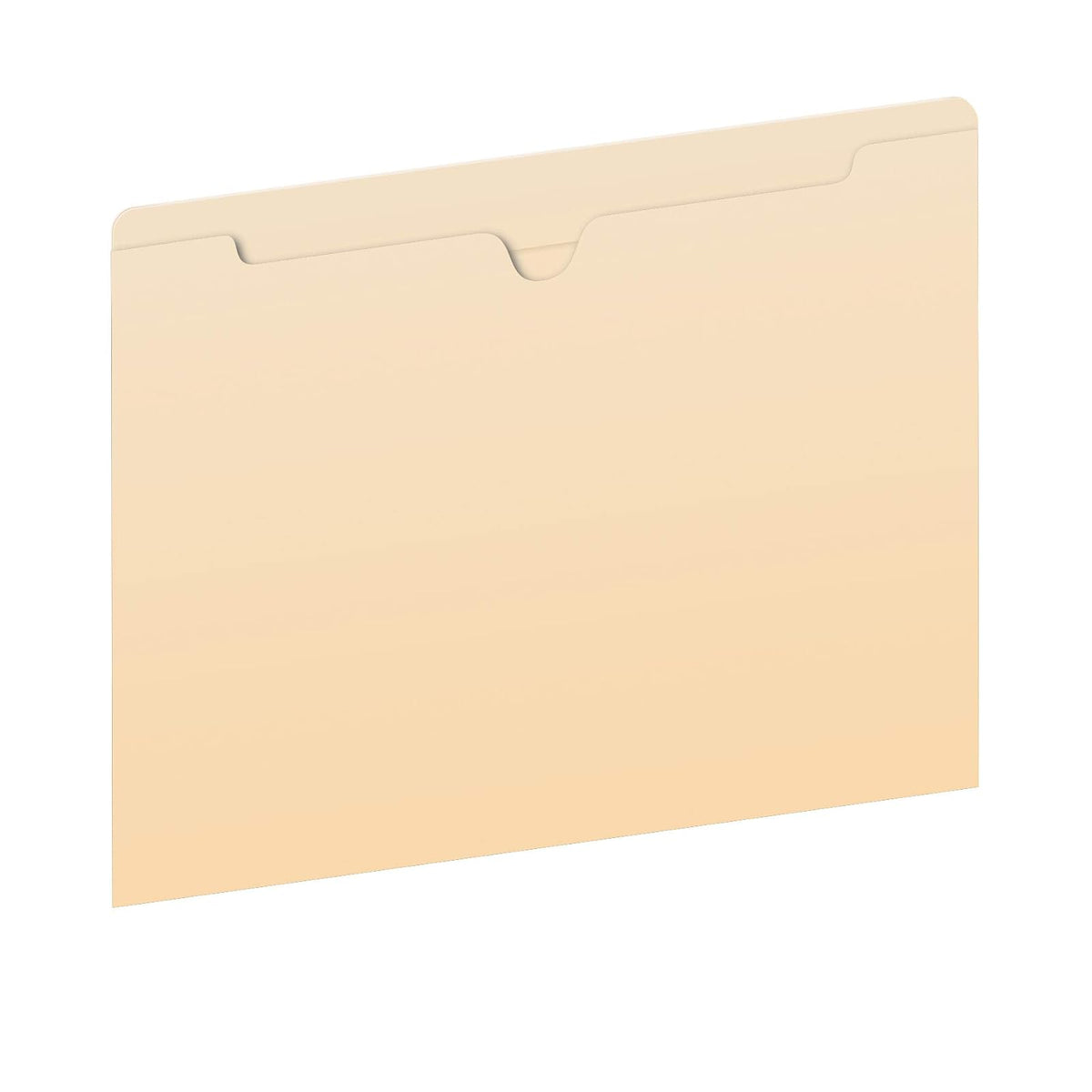 Pendaflex Chaquetas archivadoras, planas, sin expansión, Manila, tamaño carta, lengüeta de corte recto, 100/caja (24990)