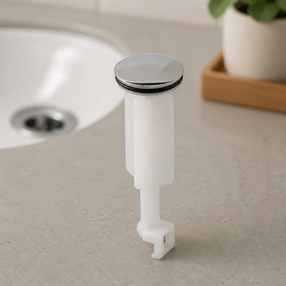Prime-Line MP53265 Pfister Tapón de drenaje para lavabo, 3-5/8 pulgadas, plástico, cromo, para #972-691A, paquete de 1
