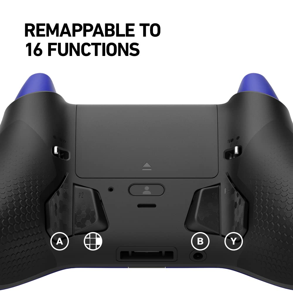 SCUF Instinct Pro Performance Series Mando Inalámbrico Xbox - Paletas Traseras Reasignables - Activadores Instantáneos - Xbox Series X|S, Xbox One, PC y Móvil – Azul
