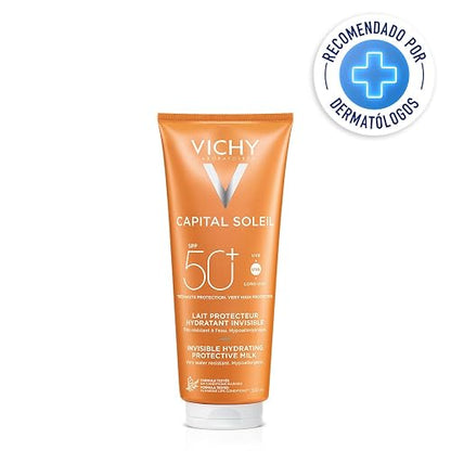 VICHY Protector Solar Corporal y Facial en Crema para Familia FPS 50+ Vichy Capital Soleil 300ml