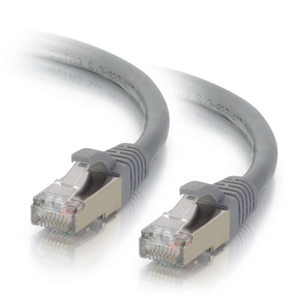 C2G Cable de Red Cat6 Blindado Sin Enganches - 3 m - 10 ft - Gris