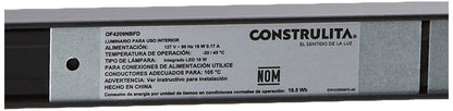 Tecnolite Lámpara Lineal LED Interconectable 18 W, Luz de Día, IK06, Atenuación TRIAC, LED integrado