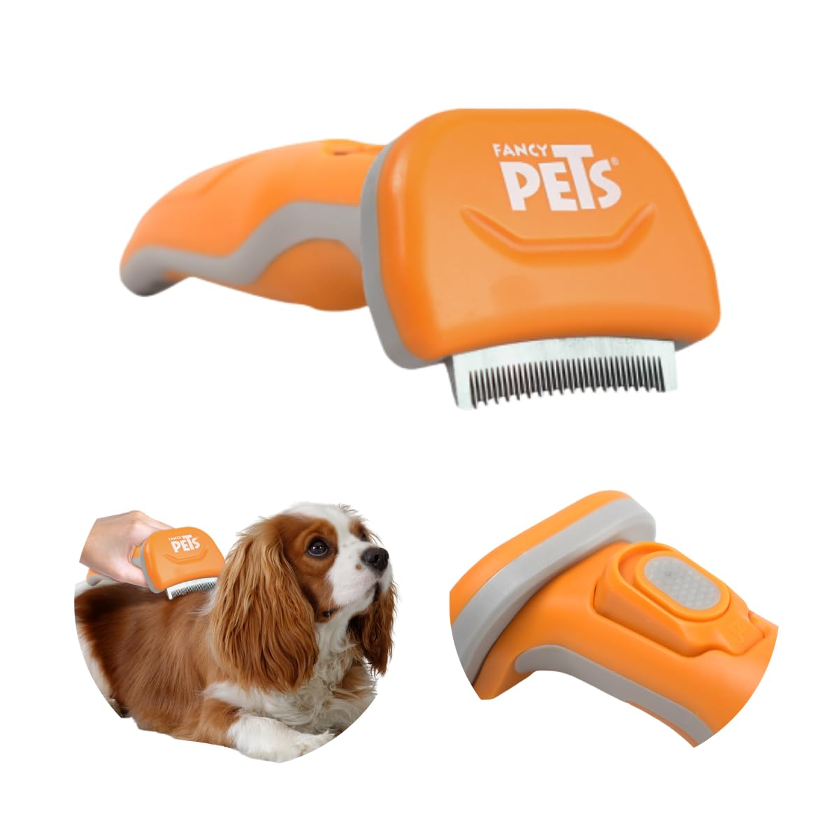 Fancy Pets Deslanador Curvo para Perros - Chico
