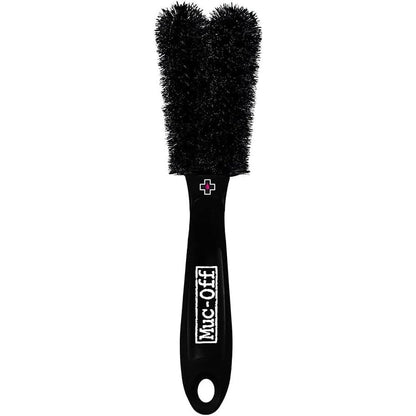 Muc-Off Cepillo para Polvo de Limpieza de Bicicleta de Dos Puntas Negro Talla Única - Dos puntas