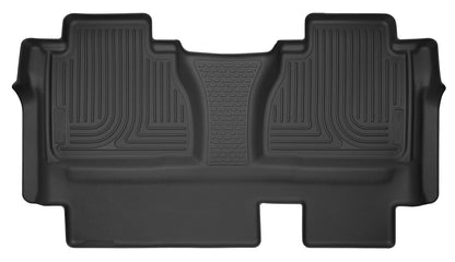 Husky Liners Revestimientos de Piso Delanteros CrewMax/Doble / Cabina estándar, Negro, Floor Liners - Second Seat - X-act Contour 2nd Seat Floor Mat (Full Coverage) - Cabina doble