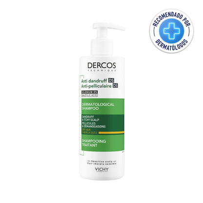 Vichy Dercos Shampoo Anticaspa para Cabello Seco 390ml