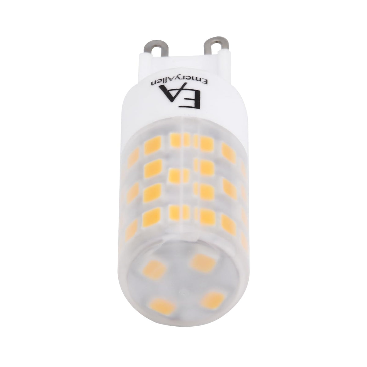 EmeryAllen EA-G9-4.5W-001-309F-D Dimmable Miniature Bi-Pin Base JA8 Compliant LED Light Bulb, 120V-4.5Watt (50W Equivalent) 450 Lumens, 3000K, 1 Pcs, White
