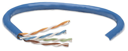Intellinet RCKACC1200 Bobina, 305 m, Azul, Cat5E