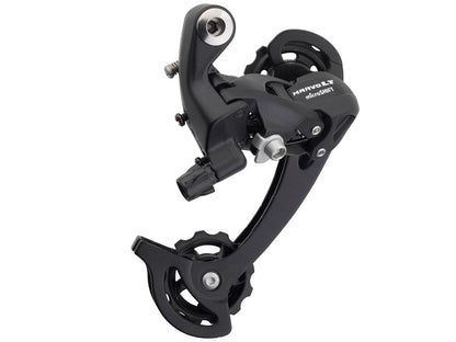MICROSHIFT Cambio Trasero MTB RD-M46L 8/9P. Aluminio/Acero Largo MAX. 36D Directo MARVO LT Negro