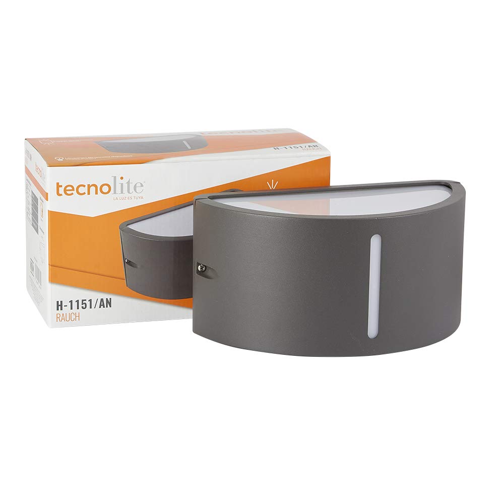 Tecnolite Lámpara de Exterior, color Antracita H-1151/AN