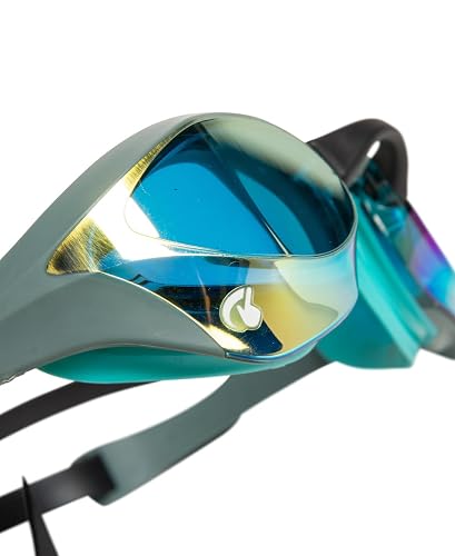 Arena Cobra Ultra Swimming Goggles, Professional Competitive Swim Racing Goggles for Men and Women with Interchangeable Nose Bridge, Best for Indoor Outdoor triathlons and Lap Swimming