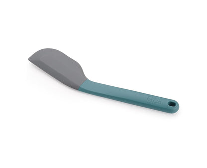 Joseph Joseph Duo Espátula de silicona con forma ergonómica, cabeza de silicona resistente al calor, perfecta para mezclar cuencos y utensilios de cocina antiadherentes
