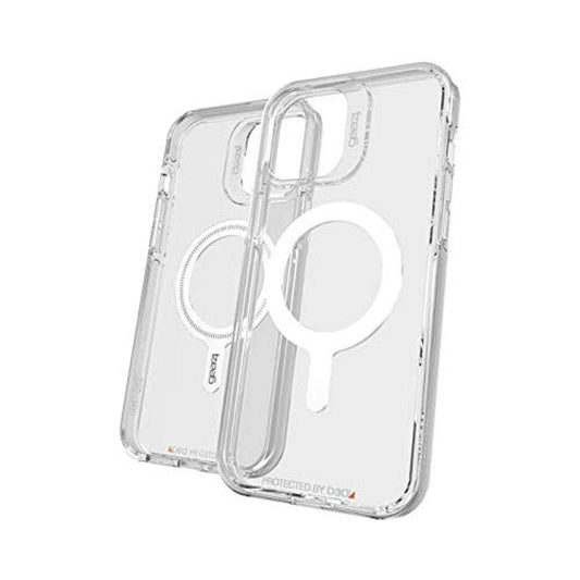 GEAR4 Crystal Palace Snap - Funda de Protección Transparente Compatible con MagSafe para Apple iPhone 12 Pro MAX