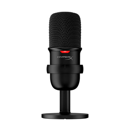HyperX SoloCast - Micrófono Condensador USB para PC, PS4 y Mac, Sensor de Llave para silenciar, patrón Polar cardioide, Juego, transmisión, podcasts, Twitch, Youtube, Discord