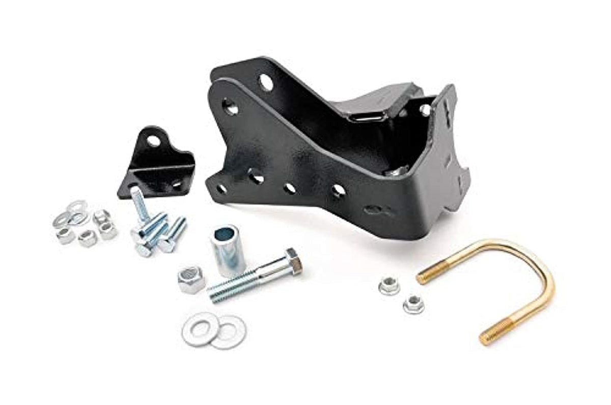 Rough Country Soporte de Barra Delantera para Jeep Wrangler JK 2007-2018, Negro, 1118