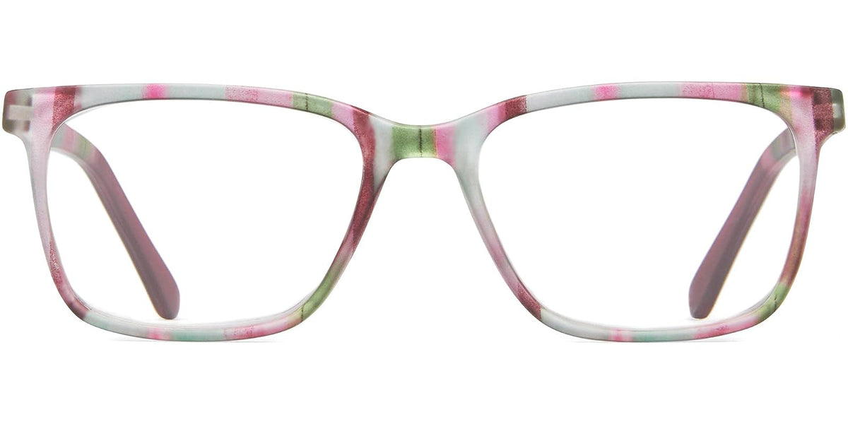 ICU Eyewear - Olivia - Pink/Merlot/Green - +1.25