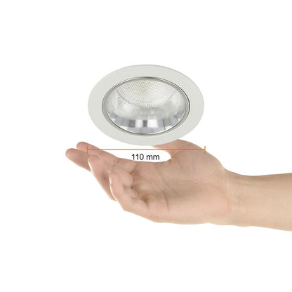 Tecnolite - Lámpara de interior LED atenuable para empotrar, 13 W, Luz blanca neutra