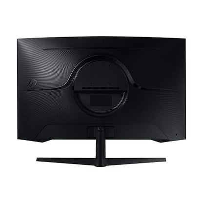 Samsung 27" Odyssey Monitor G55C QHD 165Hz,Frecuencia de actualización de 165 Hz y Tiempo de Respuesta de 1 ms (MPRT), Resolución QHD, Curvatura 1000R, AMD FreeSync, HDR10 LS27CG552ELXZX
