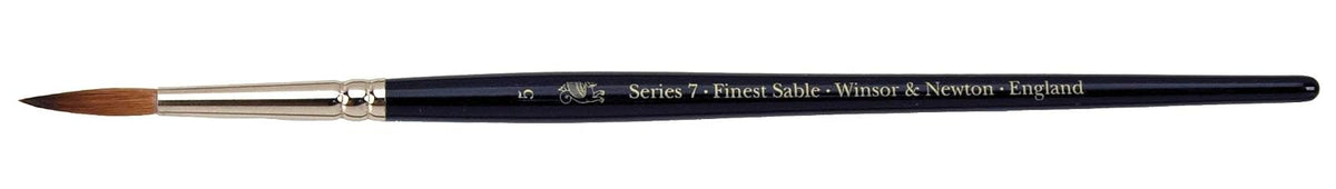 winsor & newton Series 7 Kolinsky pincel de acuarela – redondo # 000, Negro, #5, 1