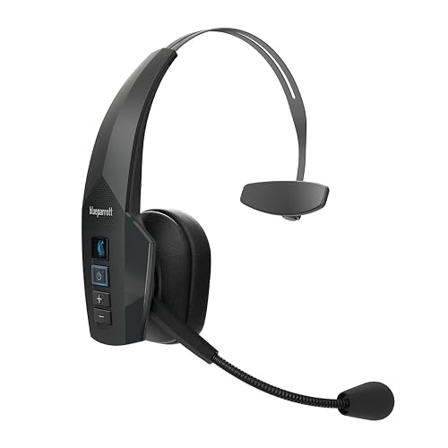 BlueParrott Auriculares Bluetooth B350-XT | Auriculares con cancelación de ruido del 96% para conductores de camiones; ligeros, cómodos, IP54, 24 h de autonomía