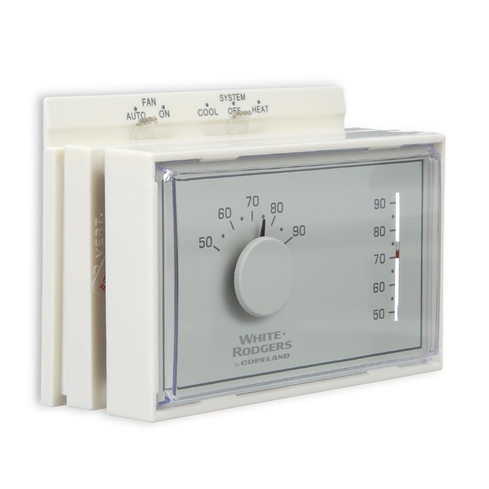 White Rodgers Emerson 1F56N-444 Mechanical Heating and Cooling Thermostat