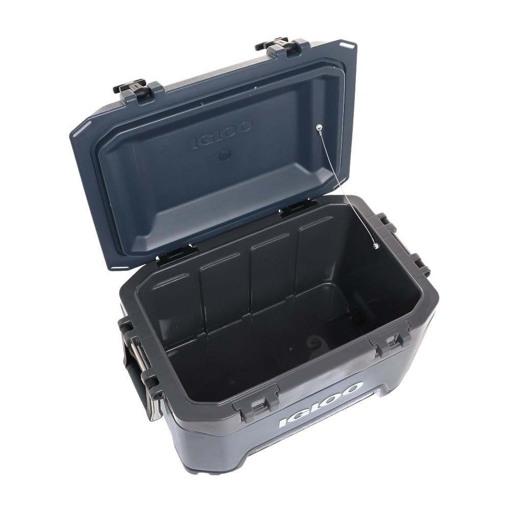 Igloo BMX 52 Quart Cooler with Cool Riser Technology, Fish Ruler, and Tie-Down Points