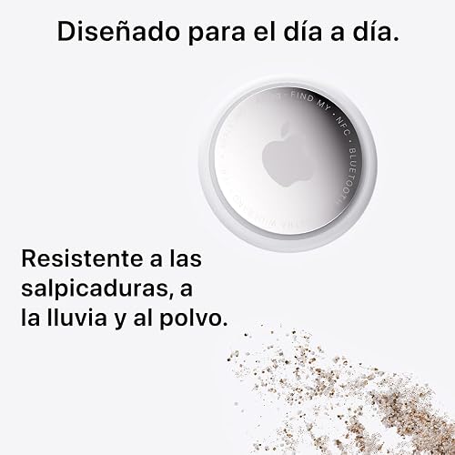 Airtag de Apple (2.? Generaci?n) 1 Pieza: Rastreador para Llavero | Cartera y M?s, Localizador con Sonido, F?cil Configuraci?n en el Iphone o el Ipad, Rango de Rastreo Preciso hasta 1.5 Veces