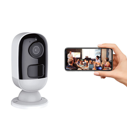 ZDQC Cámara de Seguridad Interior, cámara de vigilancia casera inalámbrica de 3MP con visión Nocturna, detección de Movimiento Audio para bebés/Perro/Anciano/niñera