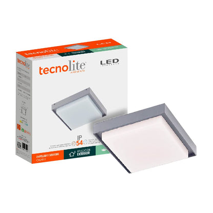 Tecnolite Lámpara LED de Techo para Sobreponer Luz Suave Cálida 3000 k Tecnolite