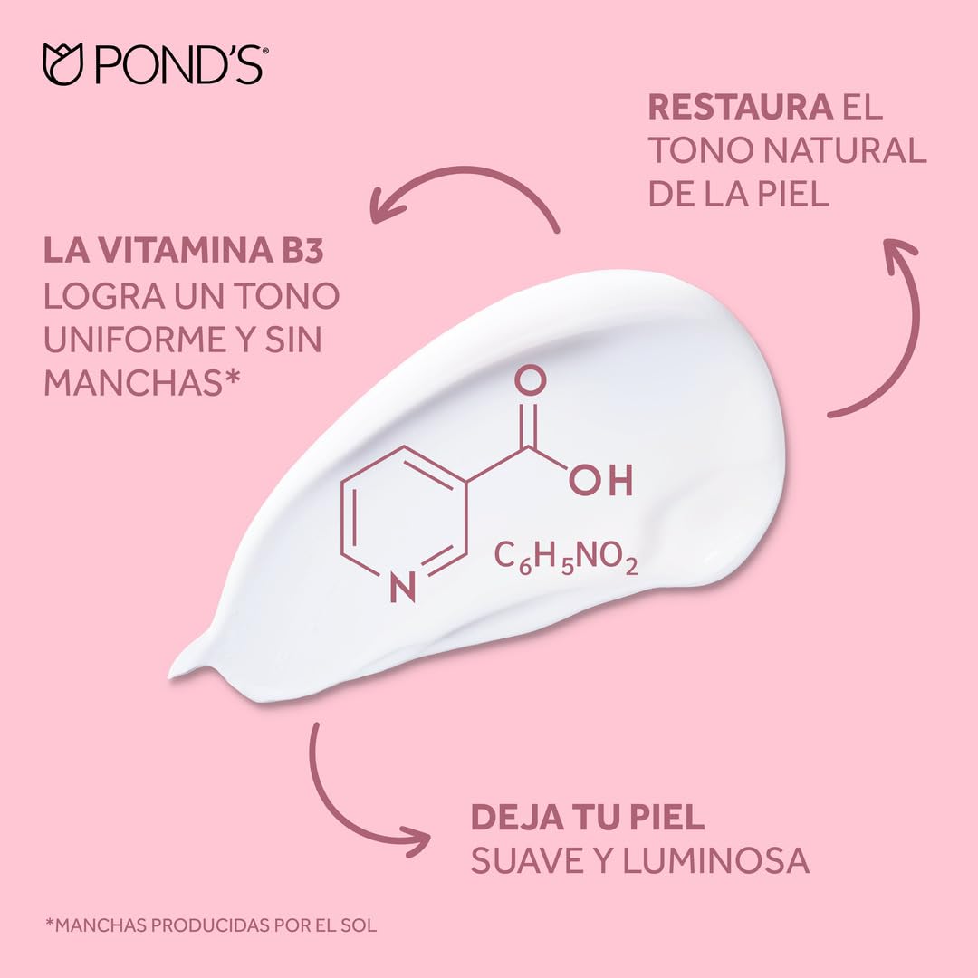 Pond's Crema Facial Anti-manchas Clarant B3 Piel a Seca 400 g + Crema S Humectante 400 g