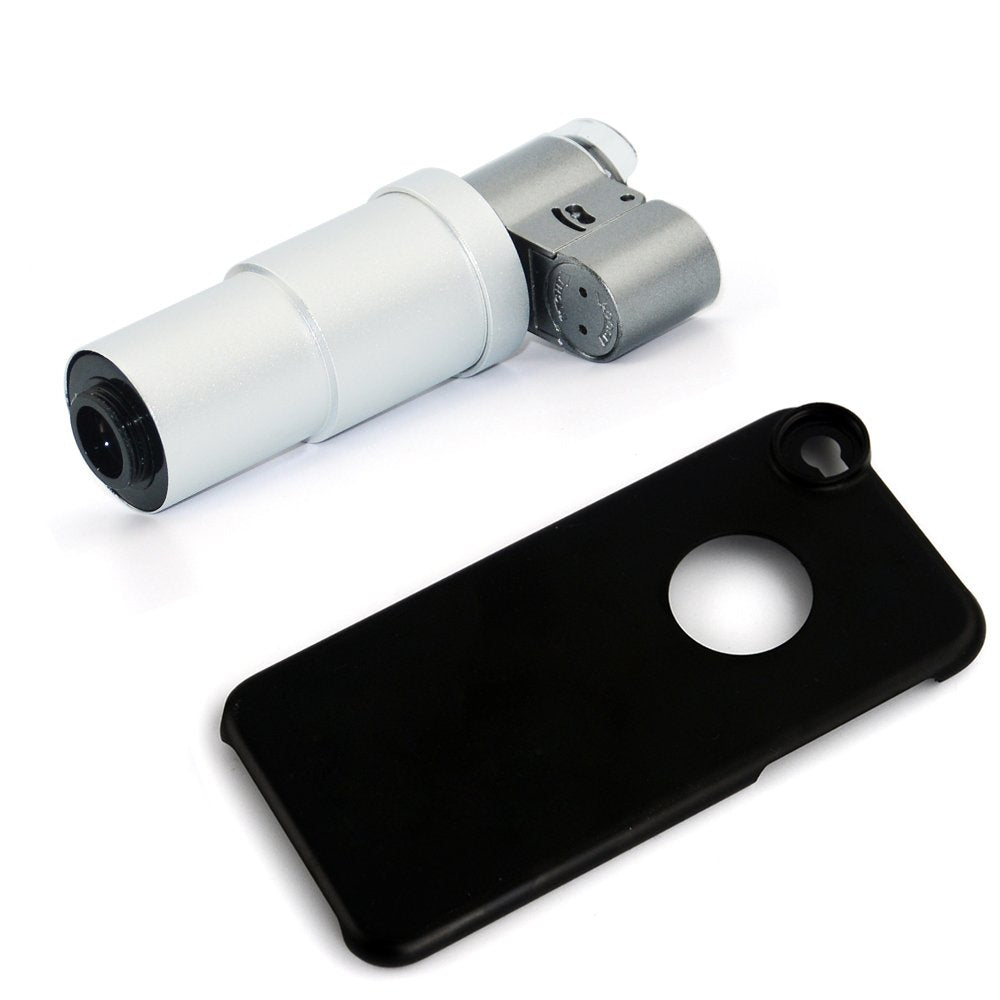 Apexel Mini 200x Jewellery Loupe Lighted Magnifier Microscope with Back Case for 5.5inch iPhone 6 Plus