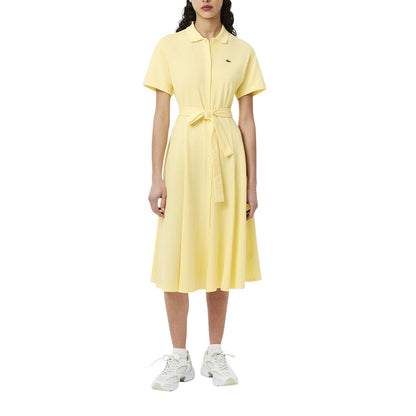 Lacoste Fit and Flare Polo Dress Vestido Mujer
