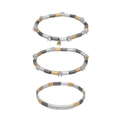 Nine West Box Pulsera Color Tritono para Mujer