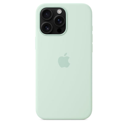 Apple Funda de silicón con MagSafe para el iPhone 16 Pro MAX – Color Aguamarina ​​​​​​​