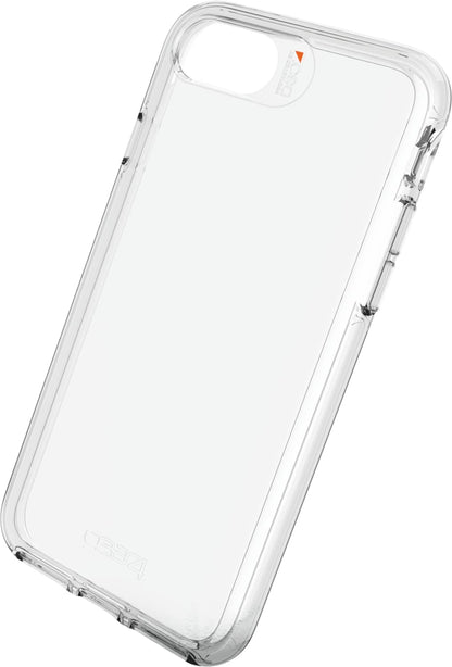 Gear4 ZAGG Crystal Palace - Funda para iPhone SE 2022/SE (2ª generación) y iPhone 8/7/6s/6 - Protección Avanzada contra Impactos, tecnología D3O integrada, Acabado Transparente, Transparente