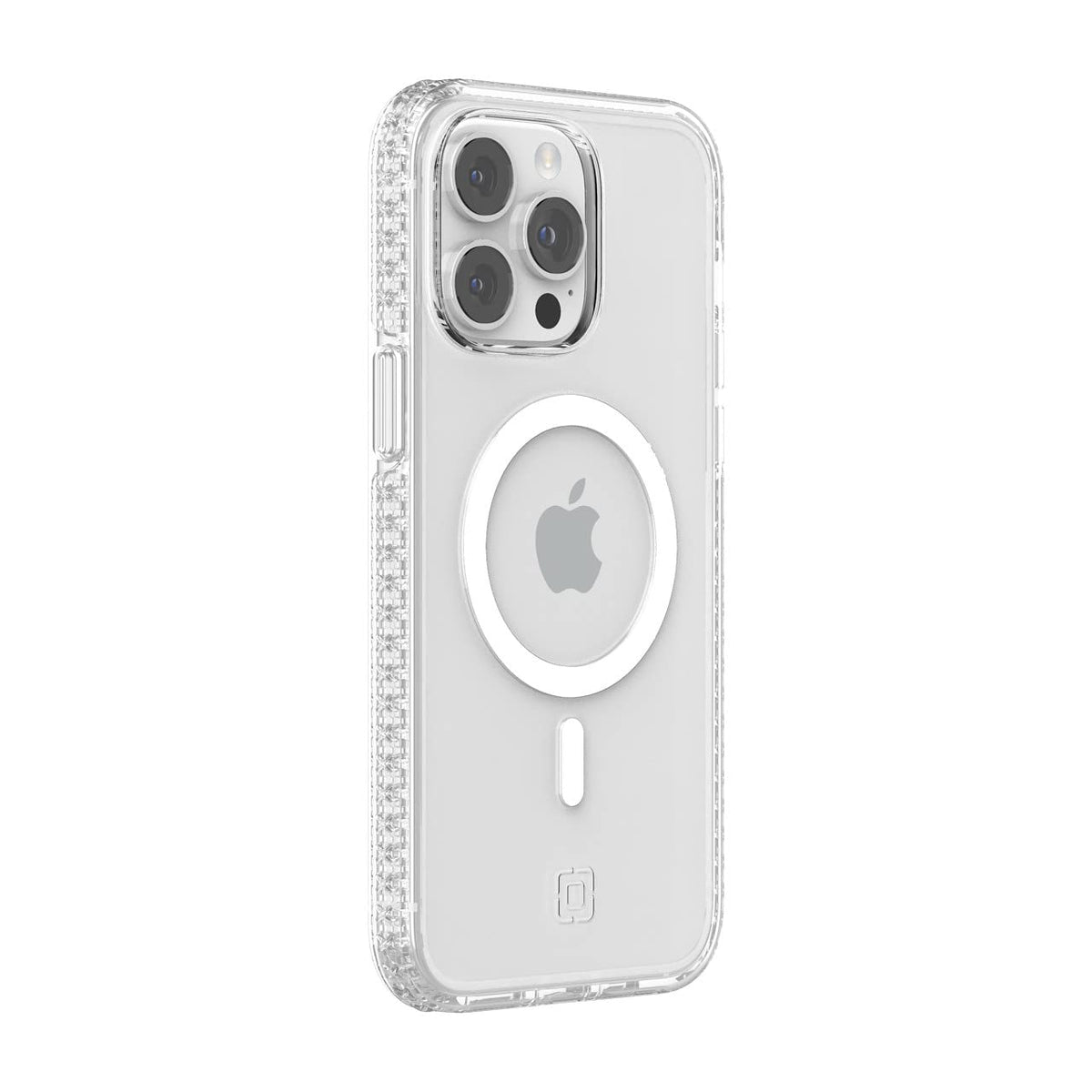 Incipio Grip Funda con MagSafe Compatible con iPhone 14 Pro MAX, Protección Caídas 4.2m, Bisel Elevado, Protección Antimicrobiana - Transparente