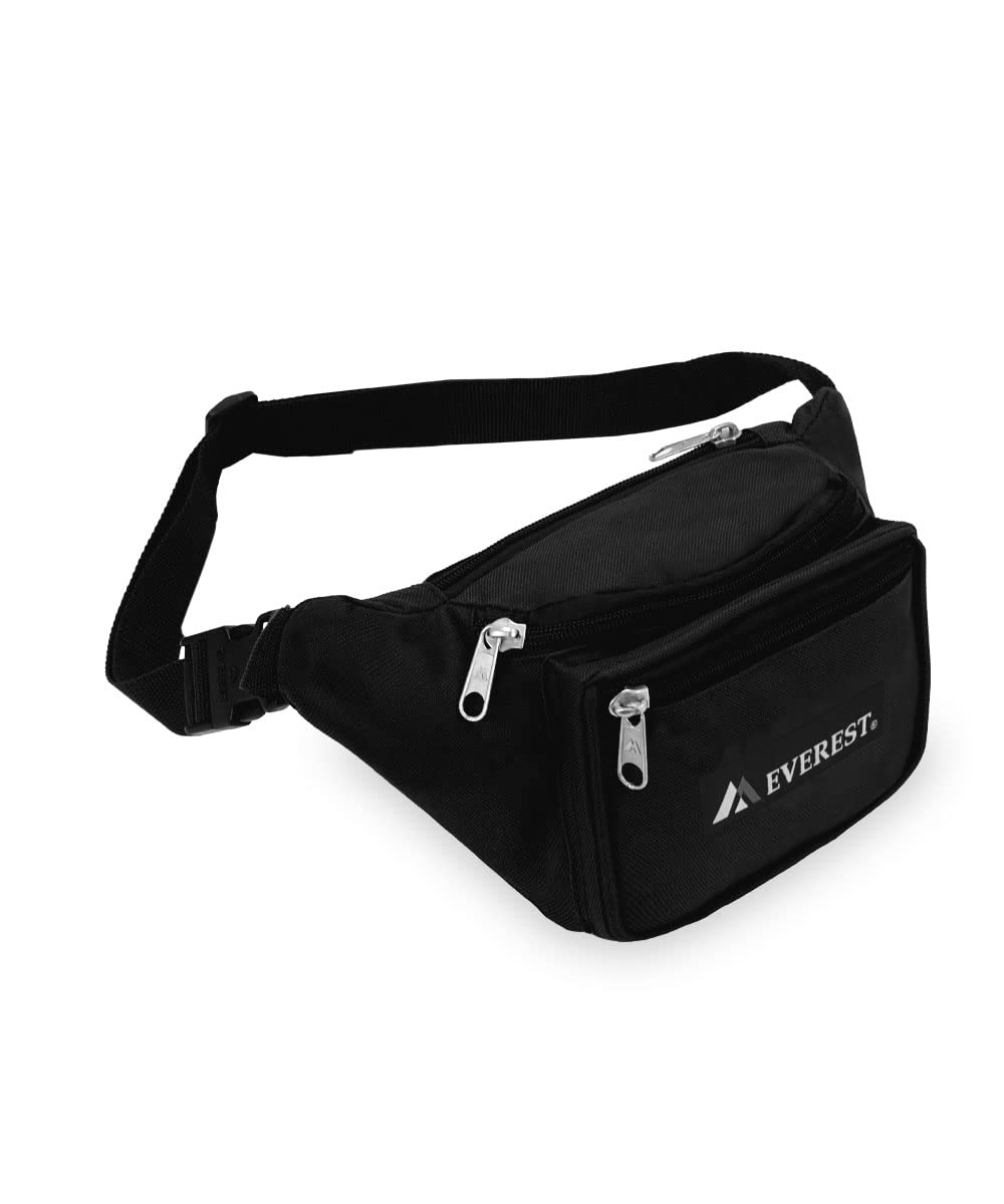 Everest Signature - Riñonera grande, Negro -, Una talla, Riñonera Signature - Grande