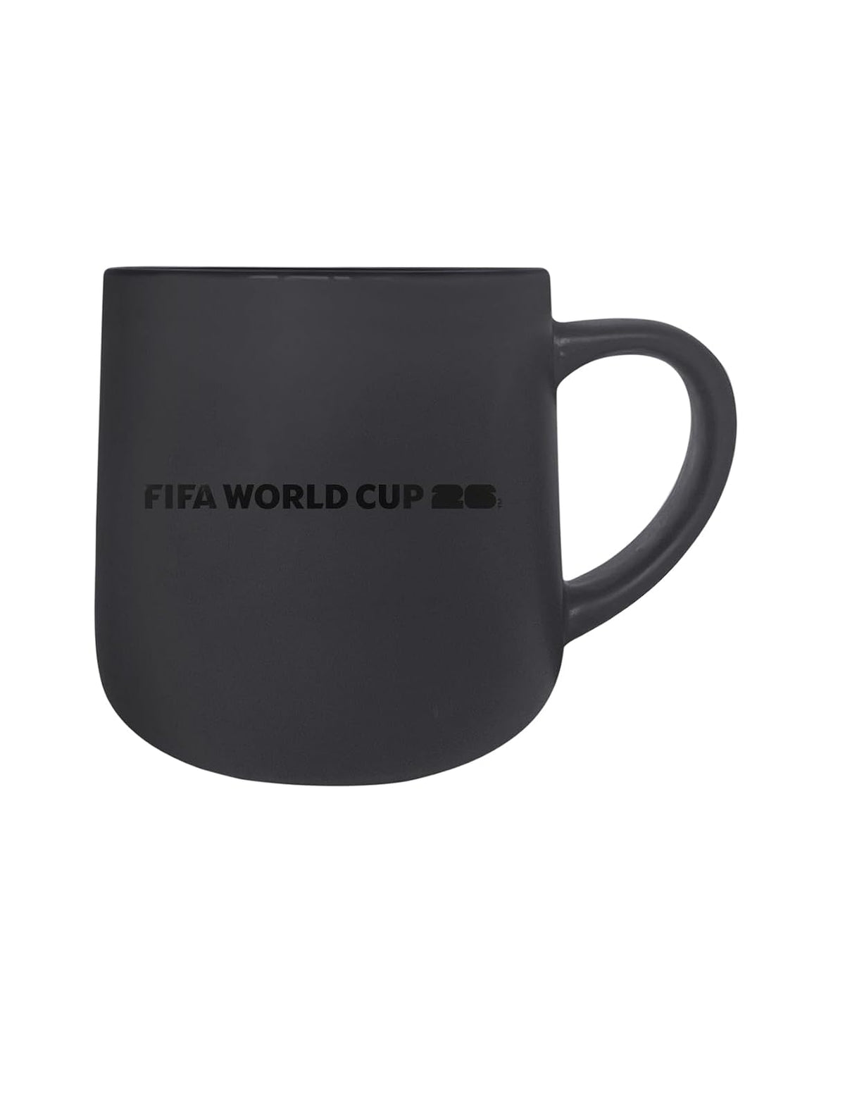 HONAV Soccer FIFA World Cup 2026 - Taza mate de carbón de 17 onzas - Taza de café cermámico con gran capacidad y aspecto mate atrevido, gran regalo para fanáticos del fútbol y coleccionistas